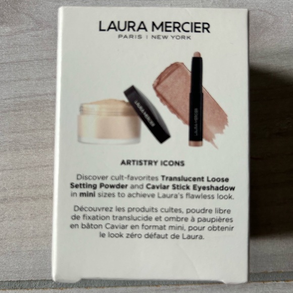NWT Laura Mercier Translucent Powder and Rose Gold Stick Eye Shadow Set - Picture 4 of 5